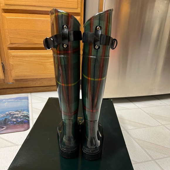 Lauren Ralph Lauren Rain boots rossalyn plaid - Picture 4 of 6